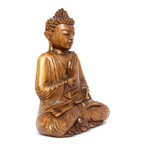G6 Collection 40.6 cm große, ruhige sitzende Buddha-Statue, handgefertigt, meditierende Skulptur, dekorative Heimdekoration, Akzenten, moderne, orientalische Dekoration (40.6 cm hoch)