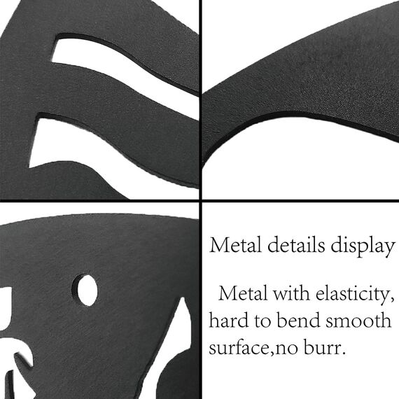 CREATCABIN Pflanze Aus Metall,Wandkunst,Blumenvase,Moderne Wanddekoration,Schwarzes Hängeschild,Eisen,Rustikale Dekorationen,Topfpflanze,Skulptur Für Bauernhaus,Zuhause,Büro,Garten,Wohnzimmer,20x10cm