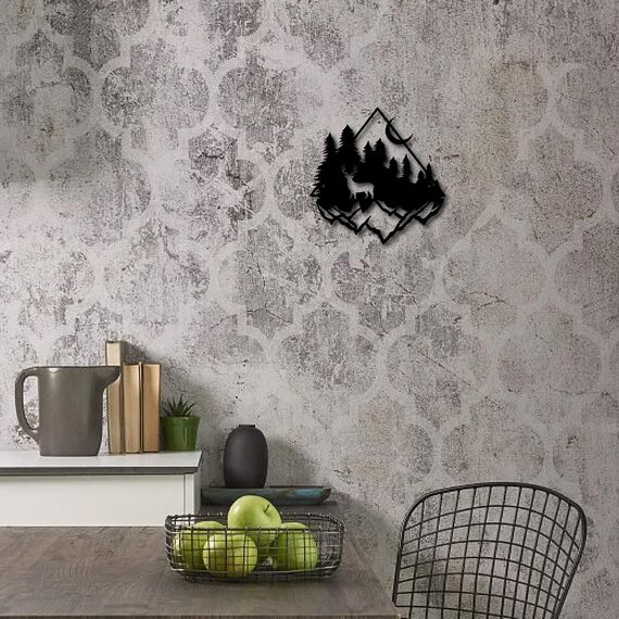 CREATCABIN Vögel Auf AST,Metall-Wandkunst,Dekor,Skulptur,Hängende Dekoration,Schild,4 Vögel,Eisen-Wandkunst,Schwarz,Rustikale Dekoration,Ornament,Wand Für Garten,Innen Außenbereich,Wohnzimmer,30x10cm