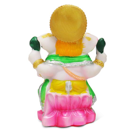 Purity Style Lebendige Ganesha-Statue aus Kunstharz – Ganesha-Skulptur Idol