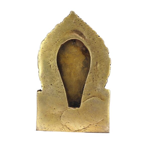 ASHIRWAD Messing Lord Ganesha Idol Statue für Zuhause Hindu-Gott Ganpati Bappa Vinayaka Pital Metal Murti (Ganesh-40)