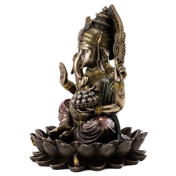 Top Collection Ganesha Hindu Elephant Statue, Mehrfarbig