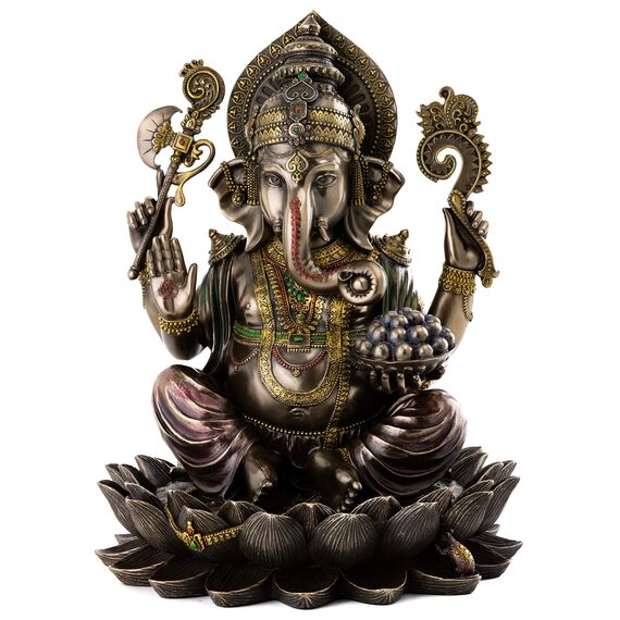 Top Collection Ganesha Hindu Elephant Statue, Mehrfarbig