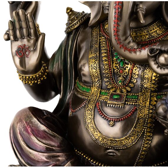 Top Collection Ganesha Hindu Elephant Statue, Mehrfarbig