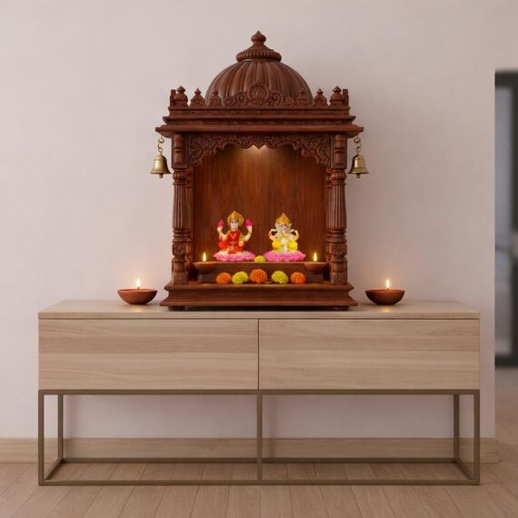 IBA Indianbeautifulart Lord Laxmi & Ganesha Handgefertigte Harz Statue 6 cm Kleines Idol Fur Auto Armaturenbrett Figuren Burotischdekoration