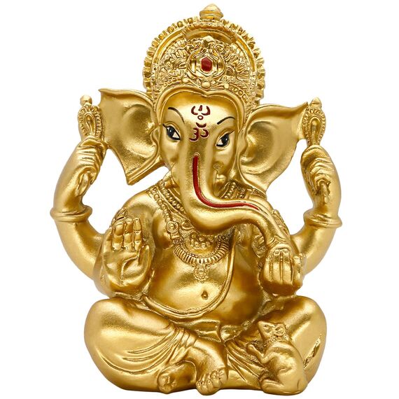 Hindu-Ganesha-Statue Diwali-Dekor - Lord Ganesh Ganpati Elefant Meditation - Indisches Idol Home Puja Decor