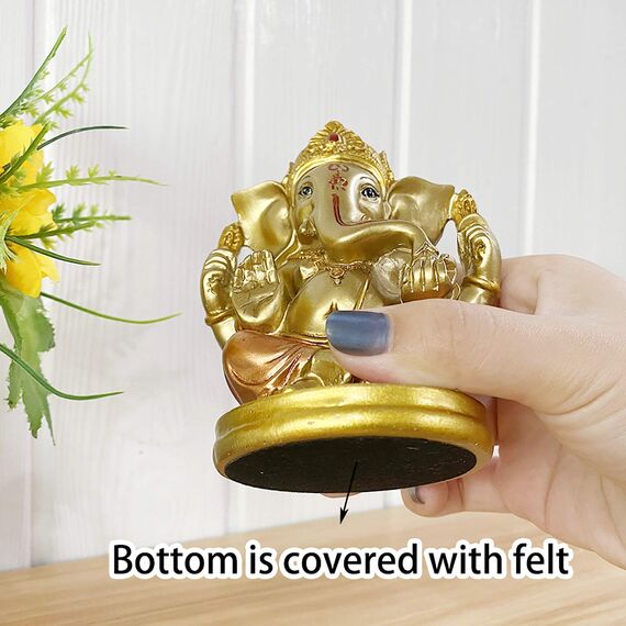 Indischer Elefant Murti Ganesha-Statue – indischer Elefant Murti Gott Dekor – Indien Handmalerei Figuren Idol Pooja Mandir Artikel handgefertigt Hochzeit Return Geschenke Dekorationen