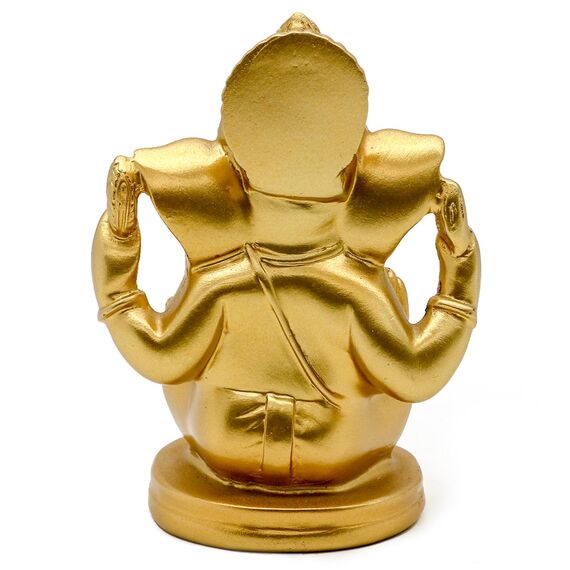 Hinduistischer Gott Lord Ganesha Statuen – 12,7 cm H Indien Gott Ganesha Idol Home Mandir Pooja Dekor Indische Ganesha Figur Tempel Puja Artikel Diwali Geschenk für Freunde Verwandte