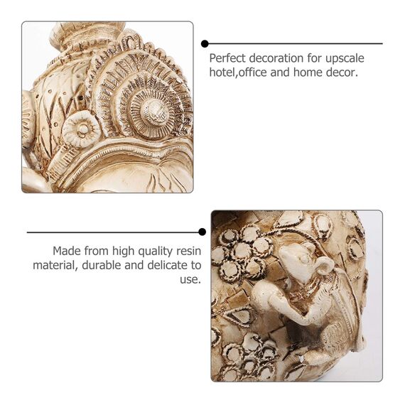 YARNOW Hindu-Ganesha-Statue, Ganesha, Elefant, Meditation, Ornament, Reichtum, Skulptur, Geschenk, Heimdekoration