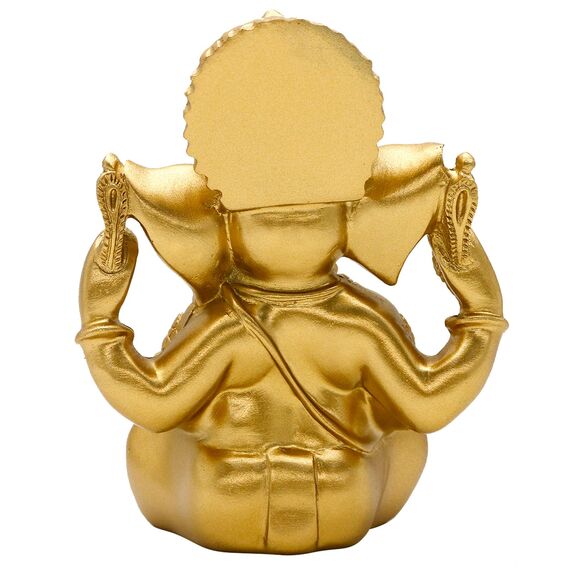 Indische Ganesha-Statue, Diwali-Dekor, Hindu-Gott, Diwali, kleine goldene Farbe, Lord Ganesha, Idol, Zuhause, Mandir, Pooja, Murti, Artikel, Meditation, Yoga, Raum, Altar, Dekoration, Diwali, Puja,