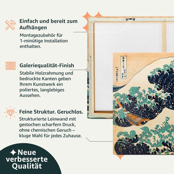 murando - Wandbilder XXL Ganesha Hinduismus 100x50cm 5 tlg - Wand Deko Leinwand Bilder Groß Wanddeko Wohnzimmer Schlafzimmer Kunstdrucke - Zen p-A-0032-b-n