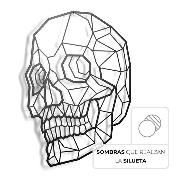 keluly Totenkopf, Metallskulptur, Gothic-Kunst, Wanddekoration, Dekoration, Souvenir, Poster, Geschenk Schädel für Freunde und Paare.
