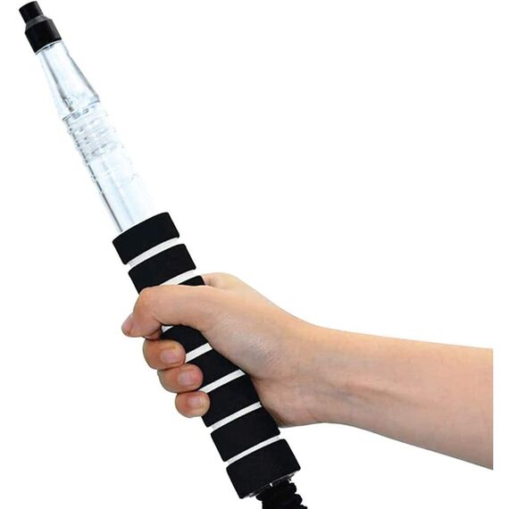 Shisha Schlauch Waschbarer Shisha Schlauch mit 1,8m Plüsch Pfeife mit Mini Eisbeutel, Abnehmbare Düse, Rauchschlauch, Shisha Pfeife für Shisha Zubehör, Schwarz