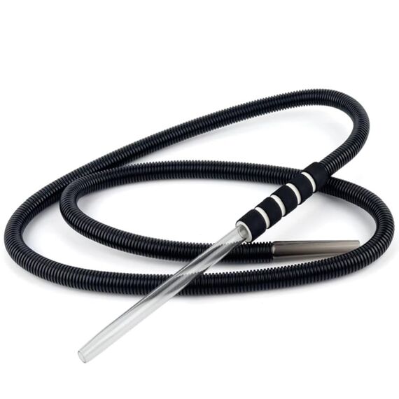 Fantasia Wasserpfeifenschlauch aus Glas, extra langer Schlauch, weicher Schaumstoffgriff Fantasia Hookah Flavors