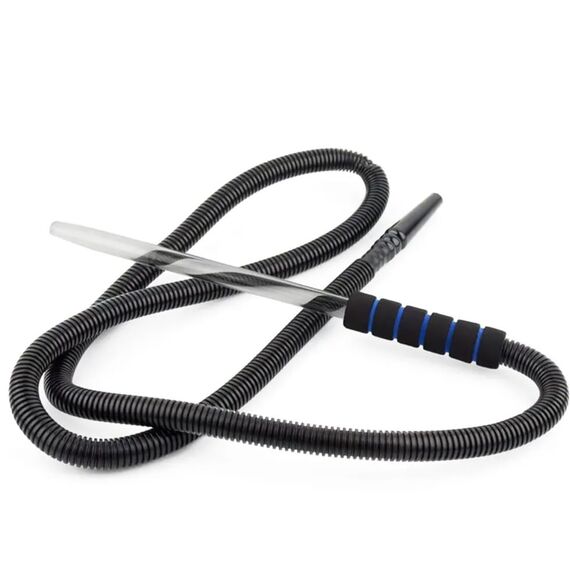 Fantasia Wasserpfeifenschlauch aus Glas, extra langer Schlauch, weicher Schaumstoffgriff Fantasia Hookah Flavors