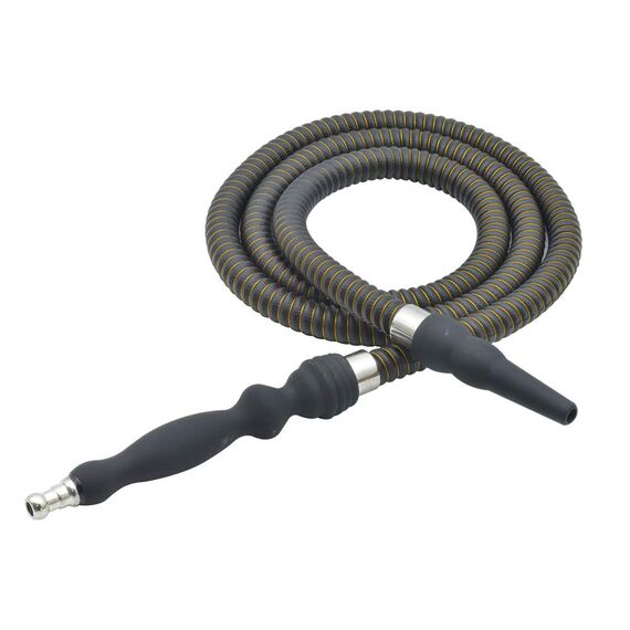 Shisha Schlauch Waschbarer Shisha Schlauch mit 1,8m Shisha Pfeife für Rauchschlauch und Wasserpfeife Schwarz