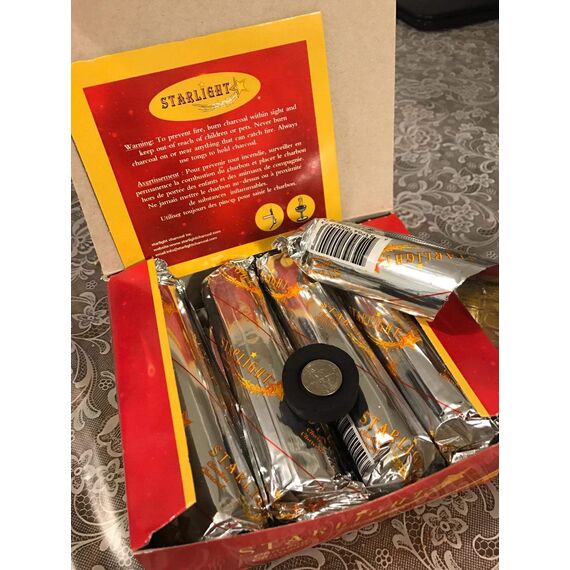 StarLight Hookah Holzkohle/Kohle, Größe XL