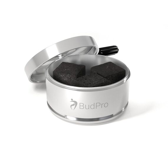 BudPro Hookah Kohlehalter ProH3 - Wärmemanagementsystem Gerät zum Sparen von Kohlen und Shisha Geschmack - Windhaube Hookah Head