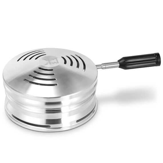 Kitosun Vulcan Smokebox HMD - Aluminium -Wärmemanagementsystem smoke box mit Deckel, halte 3 Stücke 26 mm Holzkohlen leicht, kompatibel mit klassischer Schüssel und Phunnel kopf