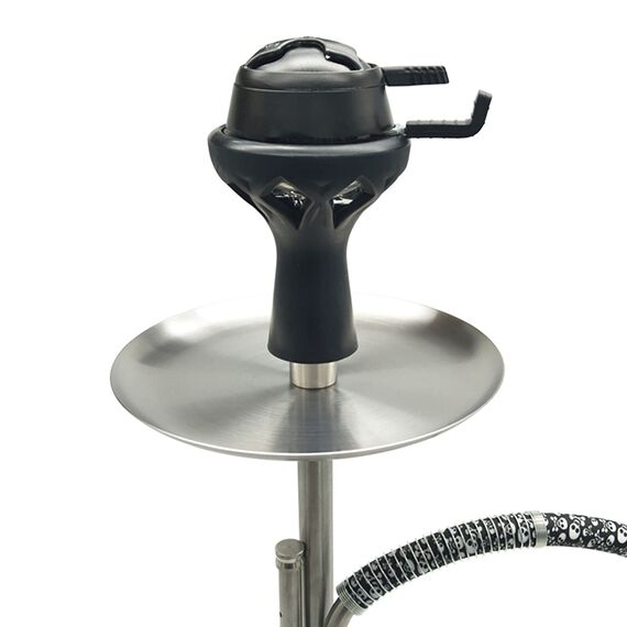 Beieyou Silikon-Schale für Wasserpfeifen mit Hurrikan-Kristallkern mit breitem Loch, leicht zu reinigen, schneller, geschmacksparend, Wärmemanagementsystem, 10,2 x 7,9 cm (1