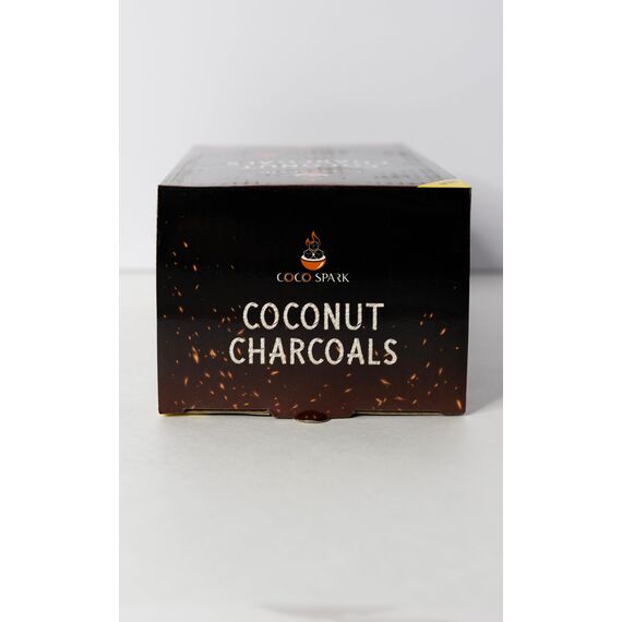 Coco Spark Hookah Kokoskohle, Größe 25mm, 72 Stück