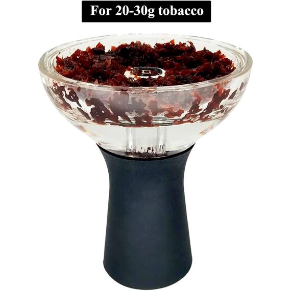 AGSDGAWD Shisha Bowl Phunnel Glas Shisha Bowl Kompatibel mit Wärmemanagementsystemen und Folien Verbessern Sie Ihr Shisha-Erlebnis mit praktischem Design und überlegener Geschmackserhaltung (Farbe: