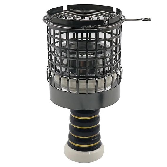 AGSDGAWD Wasserpfeifen-Kohle-Windabdeckung mit HMD-Hohl-Design, verbrühungsfreie Metall-Windschutzscheibe, idealer Shisha-Schüssel-Bildschirm und Zubehör für Kohlehalter, Wärmemanagementsystem (Farbe: