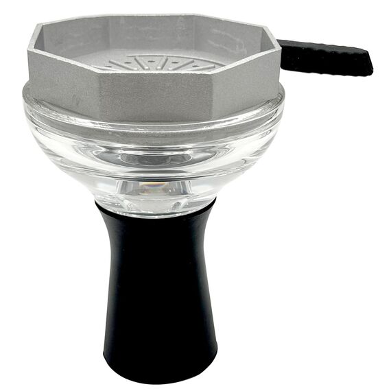 AGSDGAWD Shisha-Schüssel, hochtemperaturbeständige Glas-Shisha-Schüssel, kompatibel mit Wärmemanagementsystemen, verbessern Sie Ihr Shisha-Erlebnis mit Premium-Ersatzschale (Farbe: Blau)