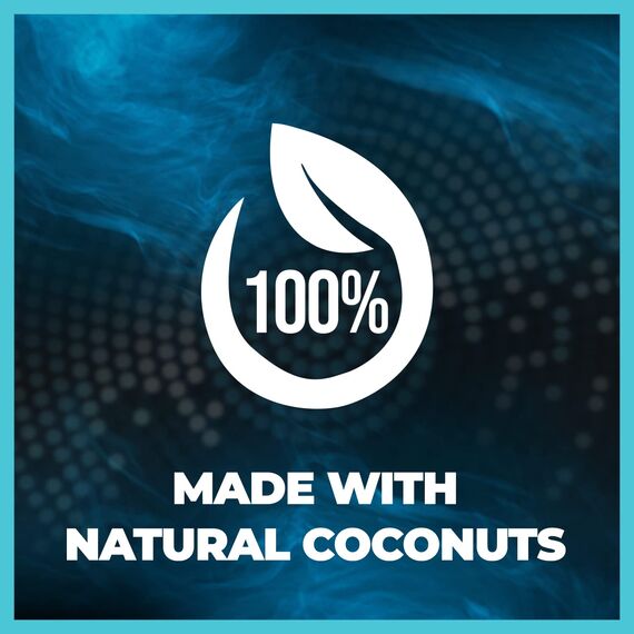 320° Premium Kokosnuss Naturkohle (26mm Würfel) für Shisha Hookah & BBQ - 1kg [Shisha Kohle]