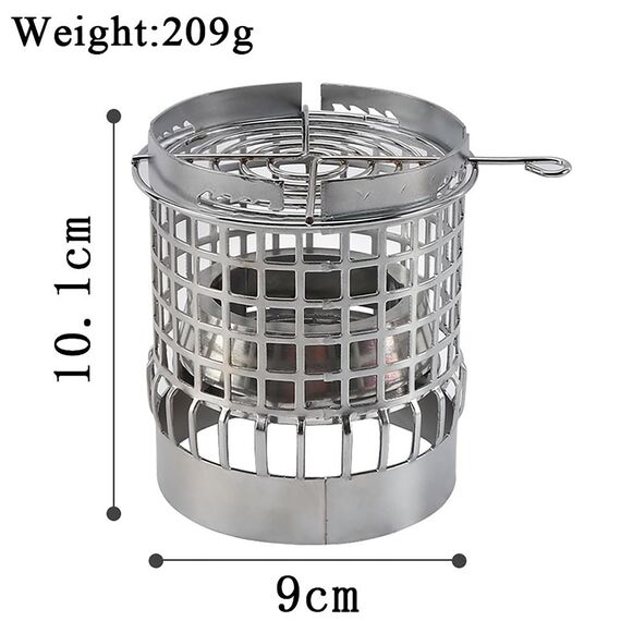 AGSDGAWD Wasserpfeifen-Kohle-Windabdeckung mit HMD-Hohl-Design, verbrühungsfreie Metall-Windschutzscheibe, idealer Shisha-Schüssel-Bildschirm und Zubehör für Kohlehalter, Wärmemanagementsystem (Farbe: