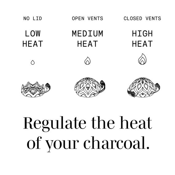 Kaloud Lotus III Hookah Heat Management Device - Perfect for Cleaner, Smoother, Tastiest Hookah Flavor and Longer Lasting Smoke Sessions (Azuris, Aluminum)
