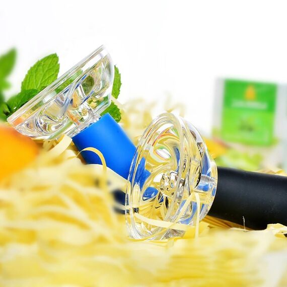 AGSDGAWD Shisha Bowl Phunnel Glas Shisha Bowl Kompatibel mit Wärmemanagementsystemen und Folien Verbessern Sie Ihr Shisha-Erlebnis mit praktischem Design und überlegener Geschmackserhaltung (Farbe: