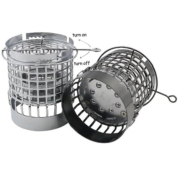 AGSDGAWD Wasserpfeifen-Kohle-Windabdeckung mit HMD-Hohl-Design, verbrühungsfreie Metall-Windschutzscheibe, idealer Shisha-Schüssel-Bildschirm und Zubehör für Kohlehalter, Wärmemanagementsystem (Farbe:
