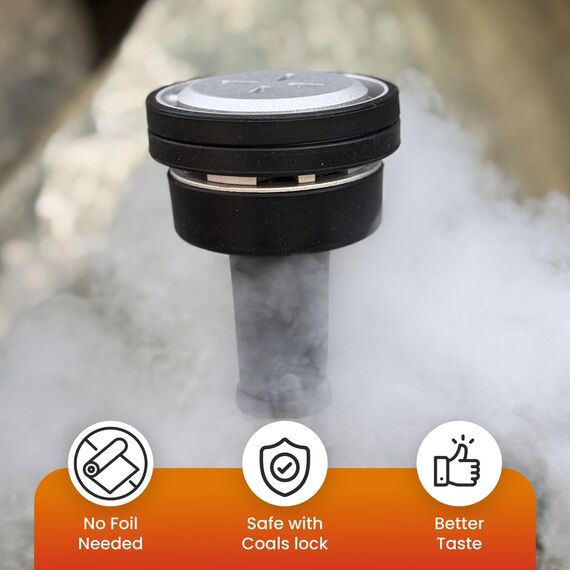 Heat Management Bowl for Hookah Hookah Head Easy and Perfect fit for Tabacco and Charcoal Holder No foil Needed Premium Silicone Hookah Head Shisha Bowl