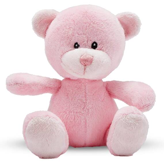 Baby Box Shop – 14 Baby Geschenk Mädchen, Babyparty Mädchen, mit neuen Baby-Essentials für Neugeborene Baby Mädchen und einem rosa Plüsch-Teddybären