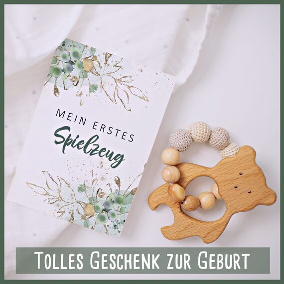 Meilensteinkarten Baby by snaPmee - 40 Fotokarten für Mädchen & Junge - Mein Erstes Jahr Set mit wichtigen Fortschritten + Monatskarten 1-12 (Größe A6) Eukalyptus