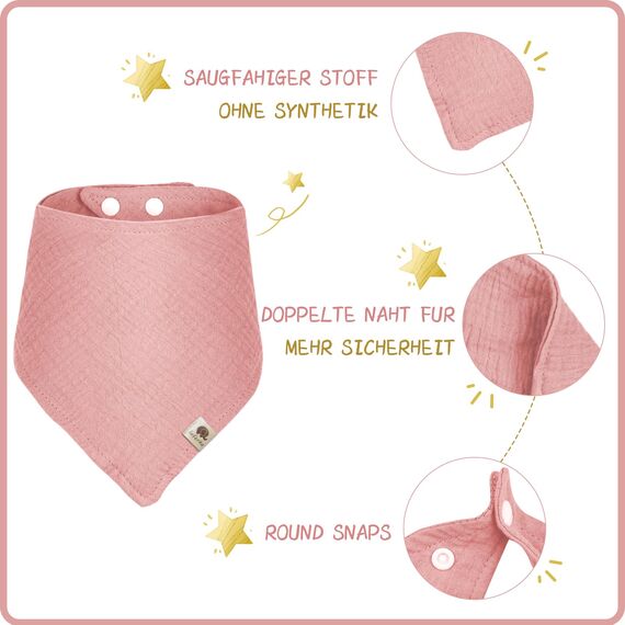 LAFERKA Baby Geschenk | Personalisierte Geschenke Zur Geburt für Mädchen | Schmusetuch Babyparty Beschenk Geschenkset