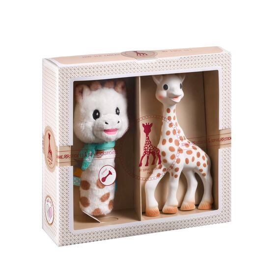 Sophie die Giraffe Geschenkset zur Geburt Sophiesticated Rassel Pouet 00012
