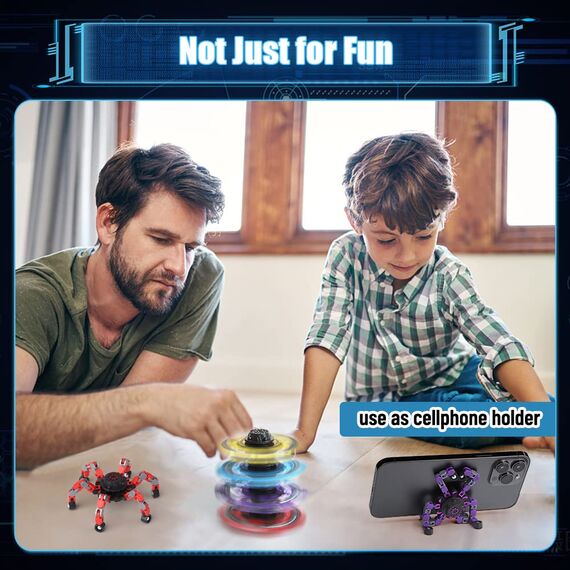 15PCS Roboter Fidget Spinner, DIY Verformbare Fingerspitze Gyro Hand Finger Spinning Schreibtisch Spielzeug, Geburtstag Geschenk Klassenzimmer Preise Party Gunst