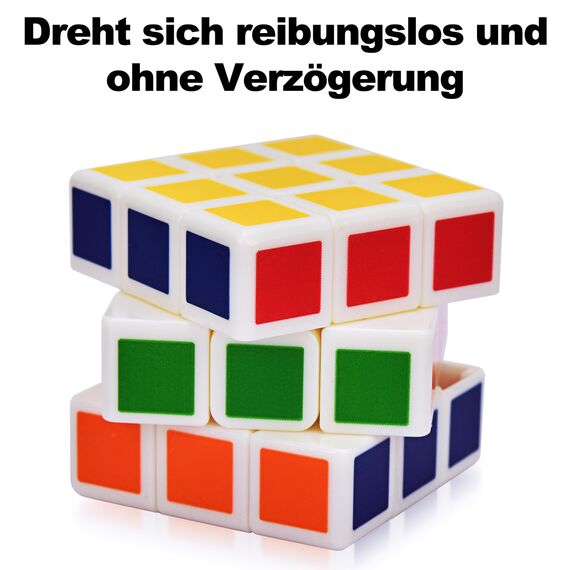 Willingood Mini Zauberwürfel, Weiß 12 Stück 3 * 3 * 3cm Party Mitgebsel Kindergeburtstag Gastgeschenke für Weihnachten Reisespiele Geburtstag Mädchen und Jungen