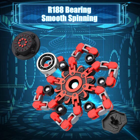 15PCS Roboter Fidget Spinner, DIY Verformbare Fingerspitze Gyro Hand Finger Spinning Schreibtisch Spielzeug, Geburtstag Geschenk Klassenzimmer Preise Party Gunst