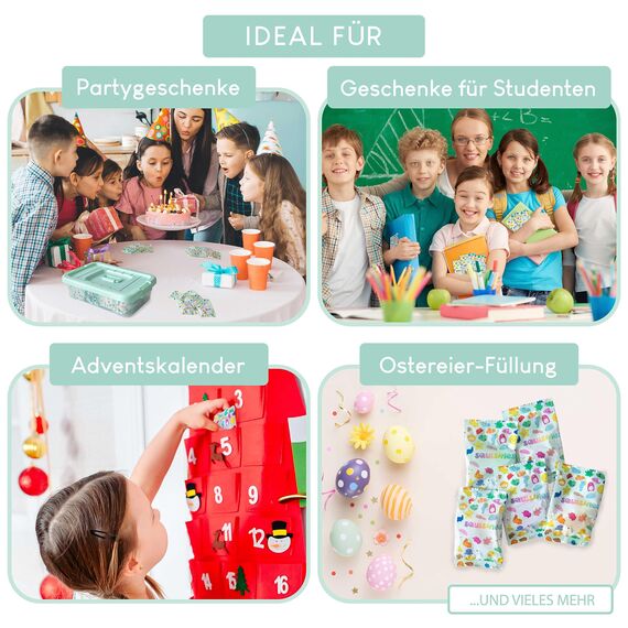 BONNYCO Mochi Squishy Set Mitgebsel Kindergeburtstag Gastgeschenke, 80 Stück Kleine Geschenke für Kinder. Mitbringsel Kindergeburtstag Gastgeschenk, Pinata Füllung. Give Aways, Einschulung Set