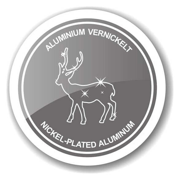 EDZARD Keksschale Hase Louis (Duchmesser 15 cm, Höhe 9 cm), Aluminium vernickelt, Osterdeko, Ostern