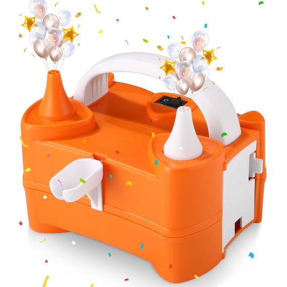 Birshe Luftballon Pumpe,400W Elektrische Ballonpumpe,Motorenbau Elektrische Luftballonpumpe,mit automatik Halbautomatisch,Geeignet für Karneval, Party, Hochzeit und Weihnachtsdekoration