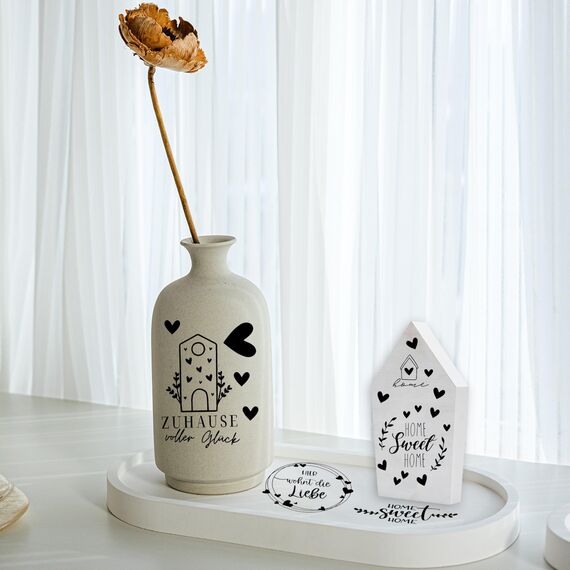 FloraVigo Rub On Sticker ca.A5 19x14cm-Spruch Deko zum Geburtstag, Keraflott, Hochzeit, Zuhause, Wischfolie für Möbel, Glas, Holz, Fotoalbum, DIY Deko, Aufkleberästhetik(4PCS) (Aperol-orange)