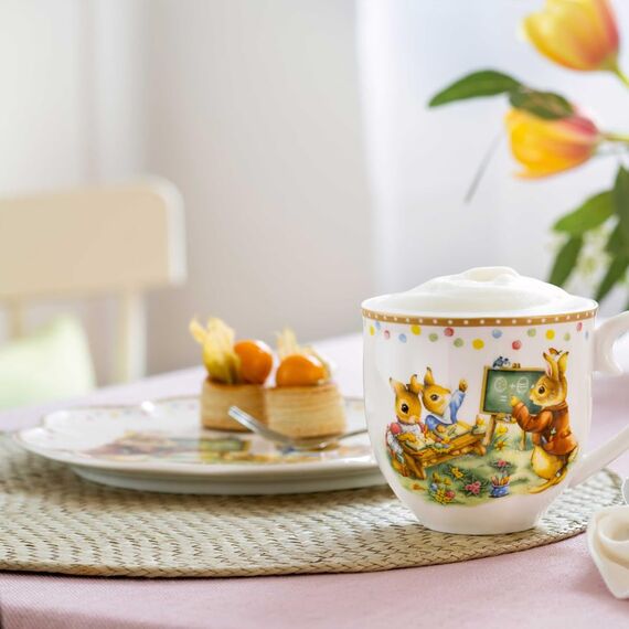Villeroy & Boch – Annual Easter Edition Jahresteller 2025 Bunt 22,5 cm, Teller Ostern, Essteller, Oster Speiseteller Keramik, Limitiertes Sammlerstück, Premium Porzellan