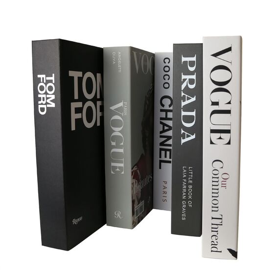 SPShadow 5 Pcs Dekorative Bücherenden Ästhetische Chic Faux Buch Set für Raum Dekor, Moderne Home Dekorative Bücher Decor Couchtisch Dekor
