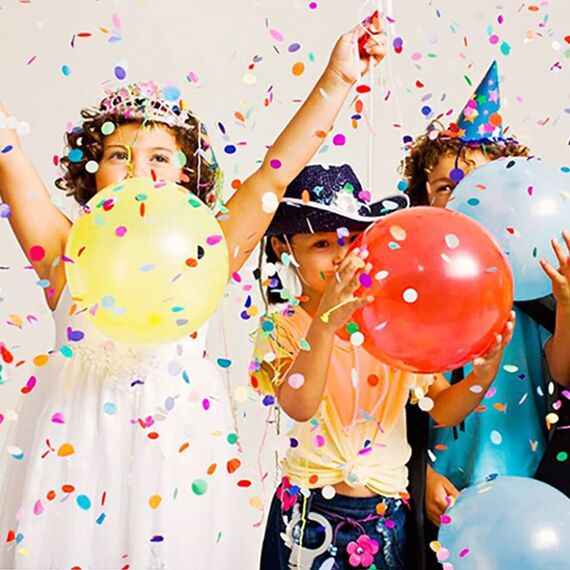 6000 Stück Konfetti Bunt - Groß Konfetti Streudeko Tischdeko Geburtstag Hochzeit Pastell Mehrfarbig Runde Papierreste im Gewicht 60g für Luftballons, Geschenkbox, Dekoration für Feier Party Jubiläum