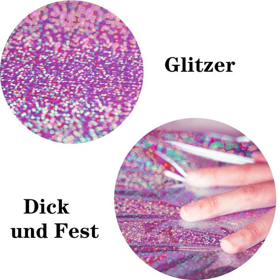 Tischdecke Geburtstag Rosa Glitzer 2 Stück - Party Tischdecke Wasserabweisend Einweg Deko für Kpop Dollhouse Einhorn Mädchen Prinzessin Hello Wutz Schulkind Party