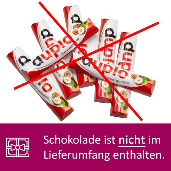 younikat 2 x Aufkleber-Set Lieblingsmensch und Ich liebe dich passend für zwei Duplo Pralinen Packungen I rosa pink I Geschenk-Idee Aufmerksamkeit I dv1367
